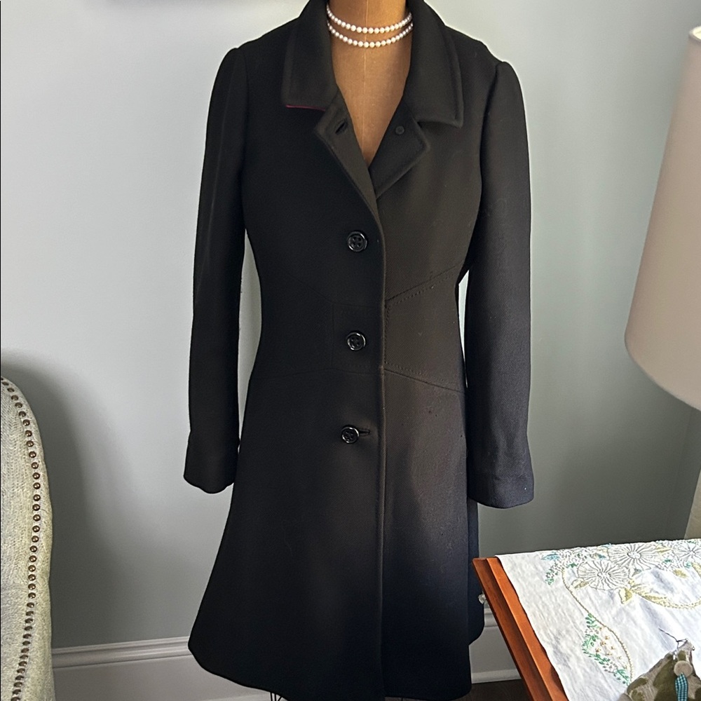 Kate Spade Black Trench Coat